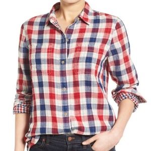 Madewell ‘Ex-Boyfriend Emmett Plaid' Shirt L